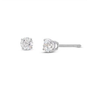 14K White Gold Earrings